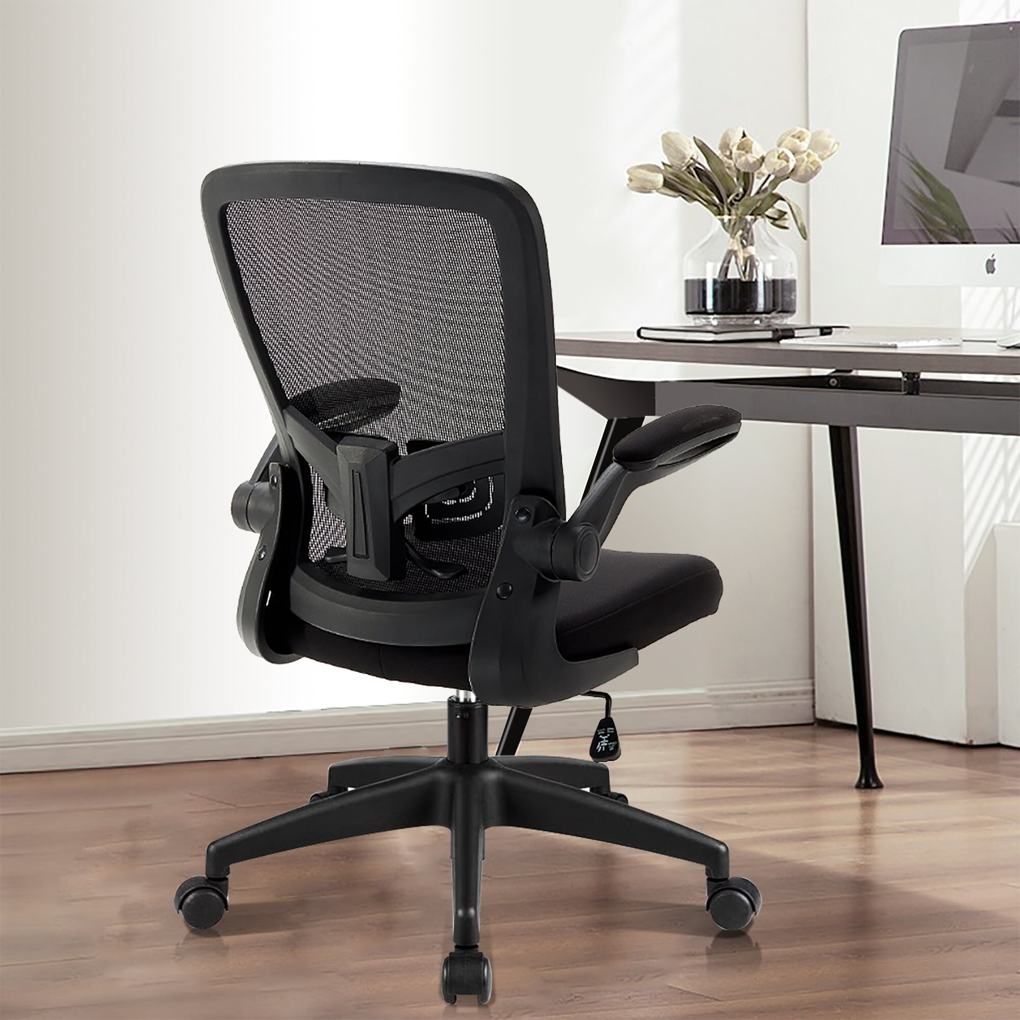 Ergonomic Chair Office Hippo Leather Look Executive Office Chair