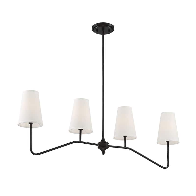 Meridian M10078 4-Light Linear Chandelier