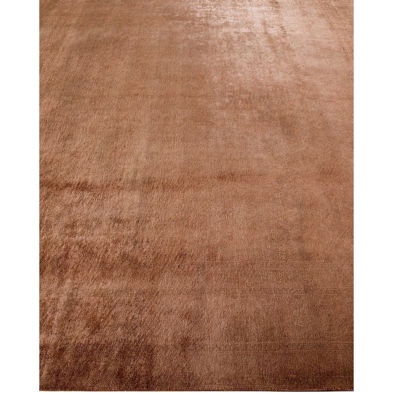 Overdyed, One-of-a-Kind Hand-Knotted Area Rug - Gold - 8' 0" x 10' 2"