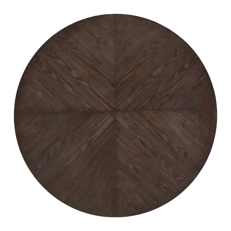 Andrea Espresso 54-inch Round Dining Table by iNSPIRE Q Modern - 54" Round Dining Table