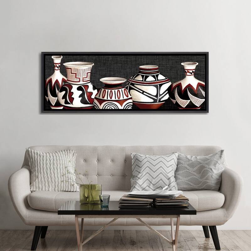 iCanvas "Mexican Pottery" by Studio W Framed
