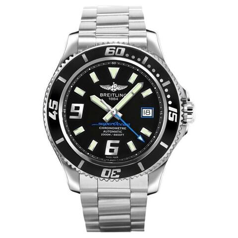 Breitling Men's 'Superocean 44' Stainless Steel Watch - Black