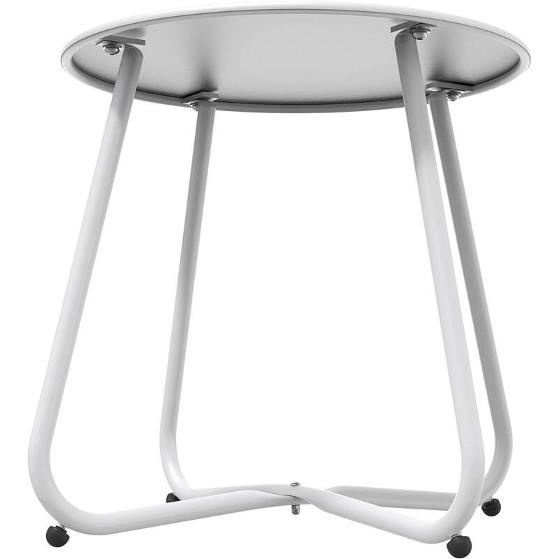 18" or 28" Round Outdoor Side Table End Table Coffee Table