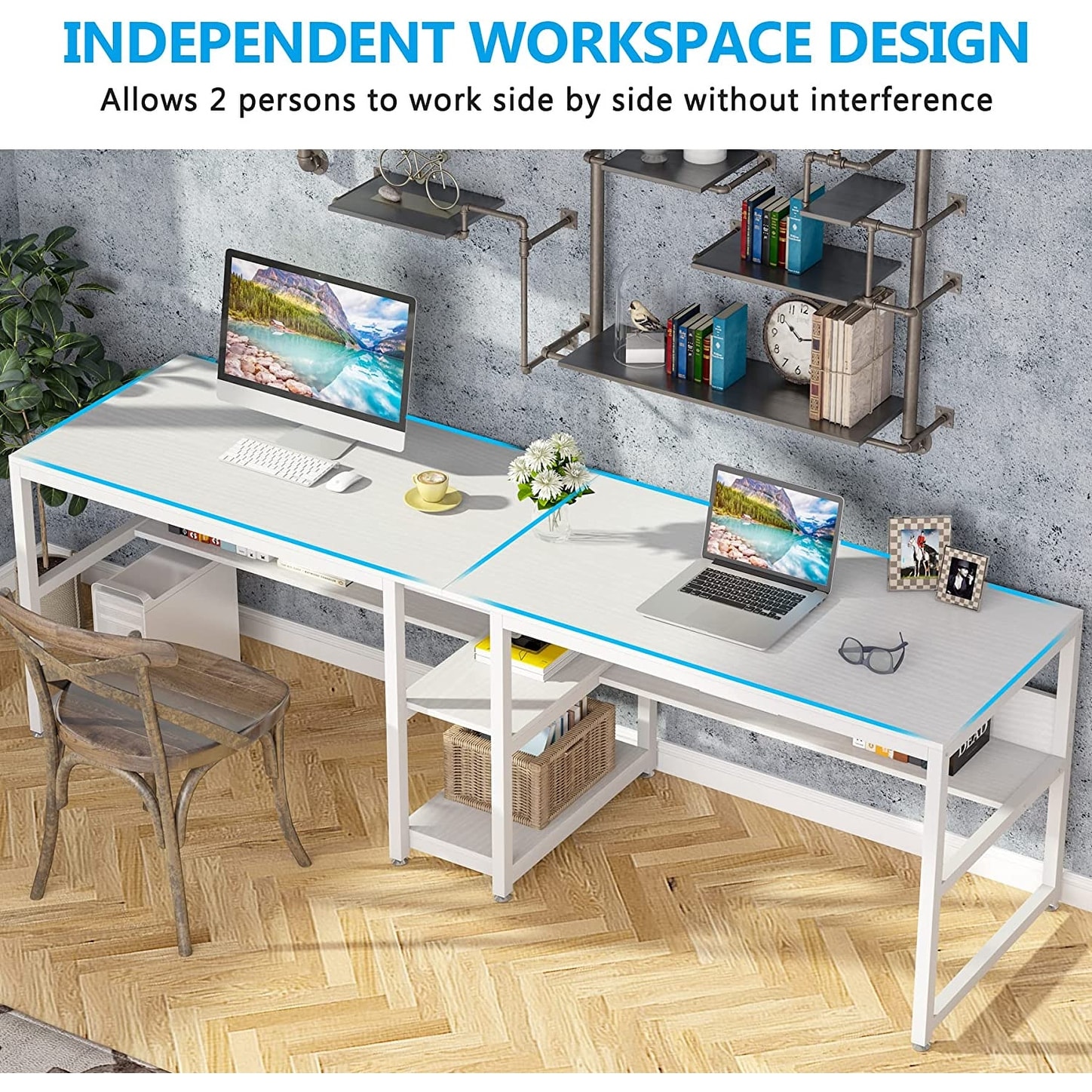 Contemporary Office Desk Essential Double | Italy