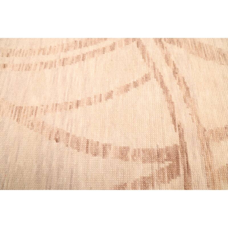 ECARPETGALLERY Hand-knotted Pak Finest Marrakesh Cream Wool Rug - 8'0 x 9'10