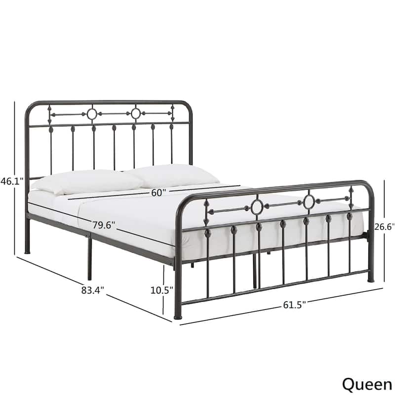 Darren Metal Bed by iNSPIRE Q Classic