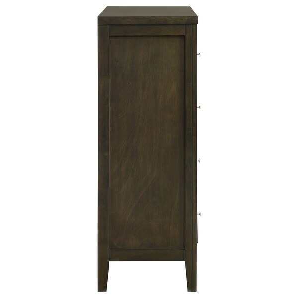 Wilkes 4-drawer Chest of Drawers Dark Cocoa - Bed Bath