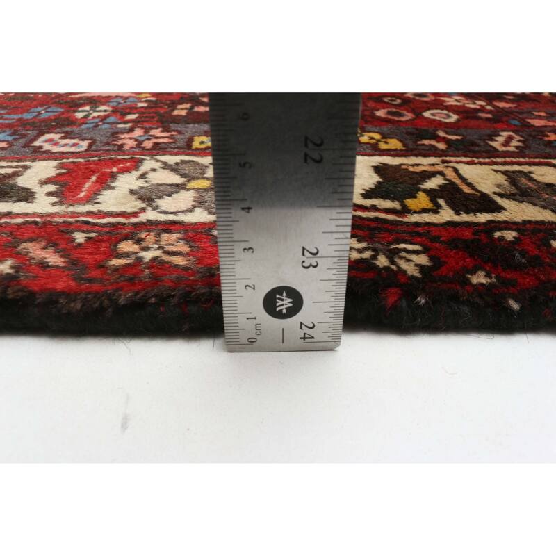 ECARPETGALLERY Hand-knotted Andelz Dark Red Wool Rug - 3'6 x 9'4