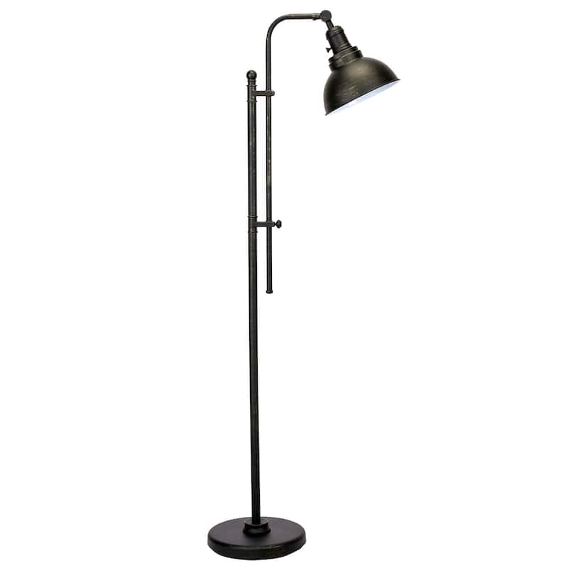 CO-Z 65" Rustic Floor Lamp Aged Bronze Adjustable Metal Shade