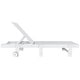 preview thumbnail 80 of 113, Shoreside Modern Poly Eco-Friendly All Weather Reclining Chaise Lounge With Wheels and Side Table (2-Piece Set)