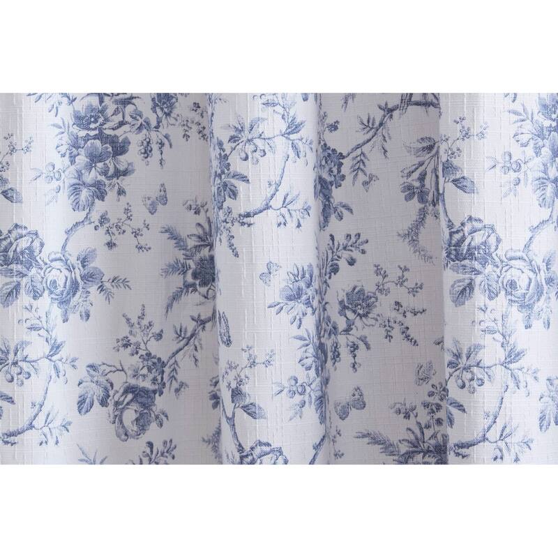 Laura Ashley Walled Garden Shower Curtain -- slub dobby 180gsm