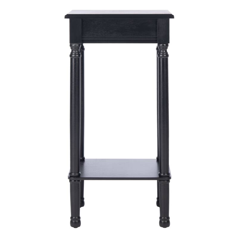 SAFAVIEH Agnita Square Accent Table - 14" W x 14" L x 28.3" H - 14Wx14Dx28H - Black