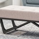 preview thumbnail 23 of 28, Ursa Contemporary Fabric Ottoman Bench by Christopher Knight Home