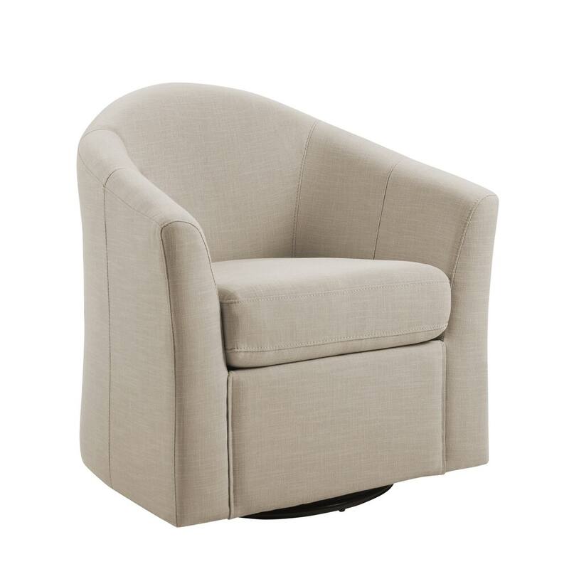 Anna 30"W Swivel Barrel Accent Chair Set of 2