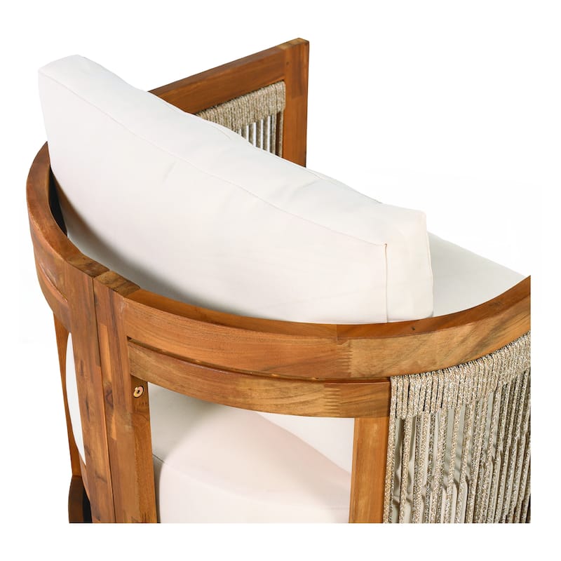 Premium Acacia Wood Outdoor Club Chair