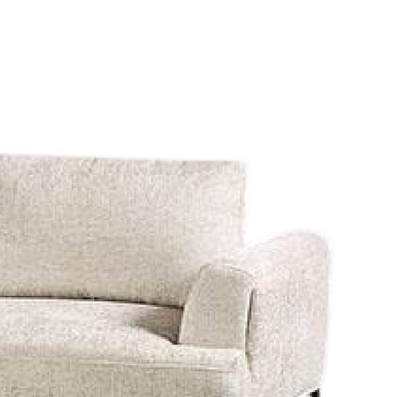 Batty L Sectional Chaise Sofa, Brown Chenille 113 Inch, Adjustable