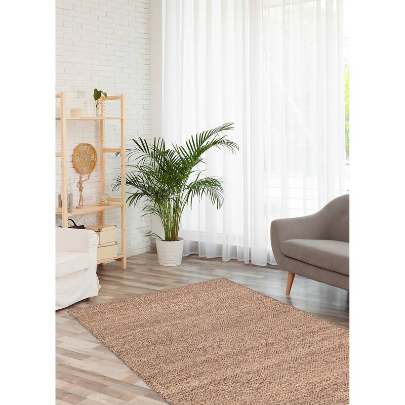 ECARPETGALLERY Flat-Weave Palas Denizli Taupe Kilim - 5'4 x 7'6