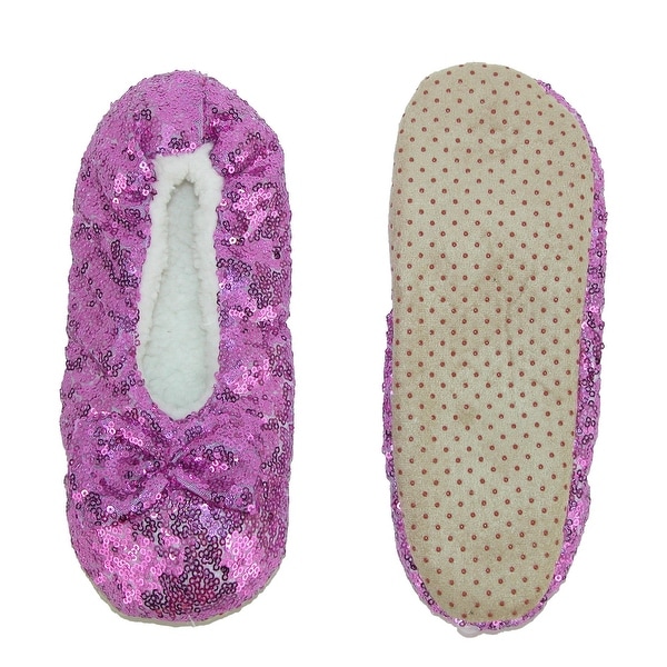 sequin ballet slippers