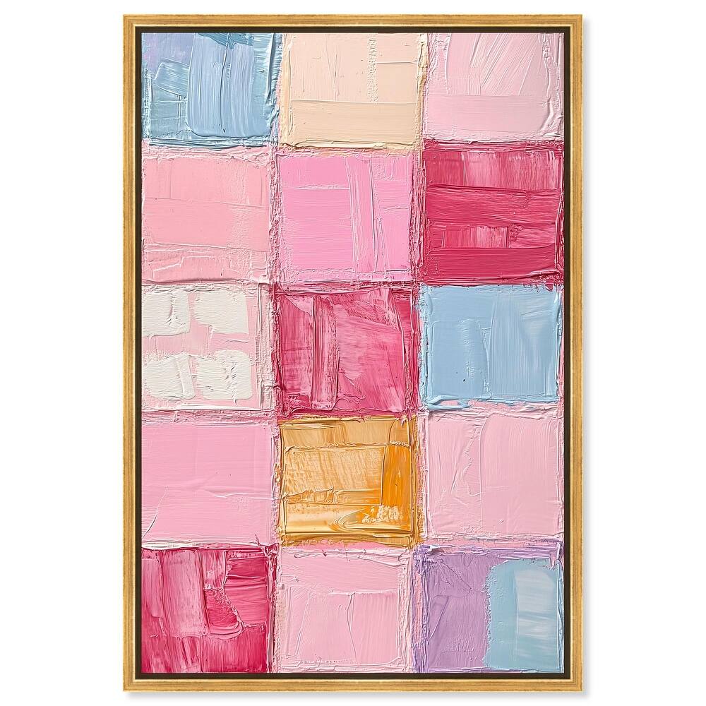 Color Squares II Canvas by Art Remedy