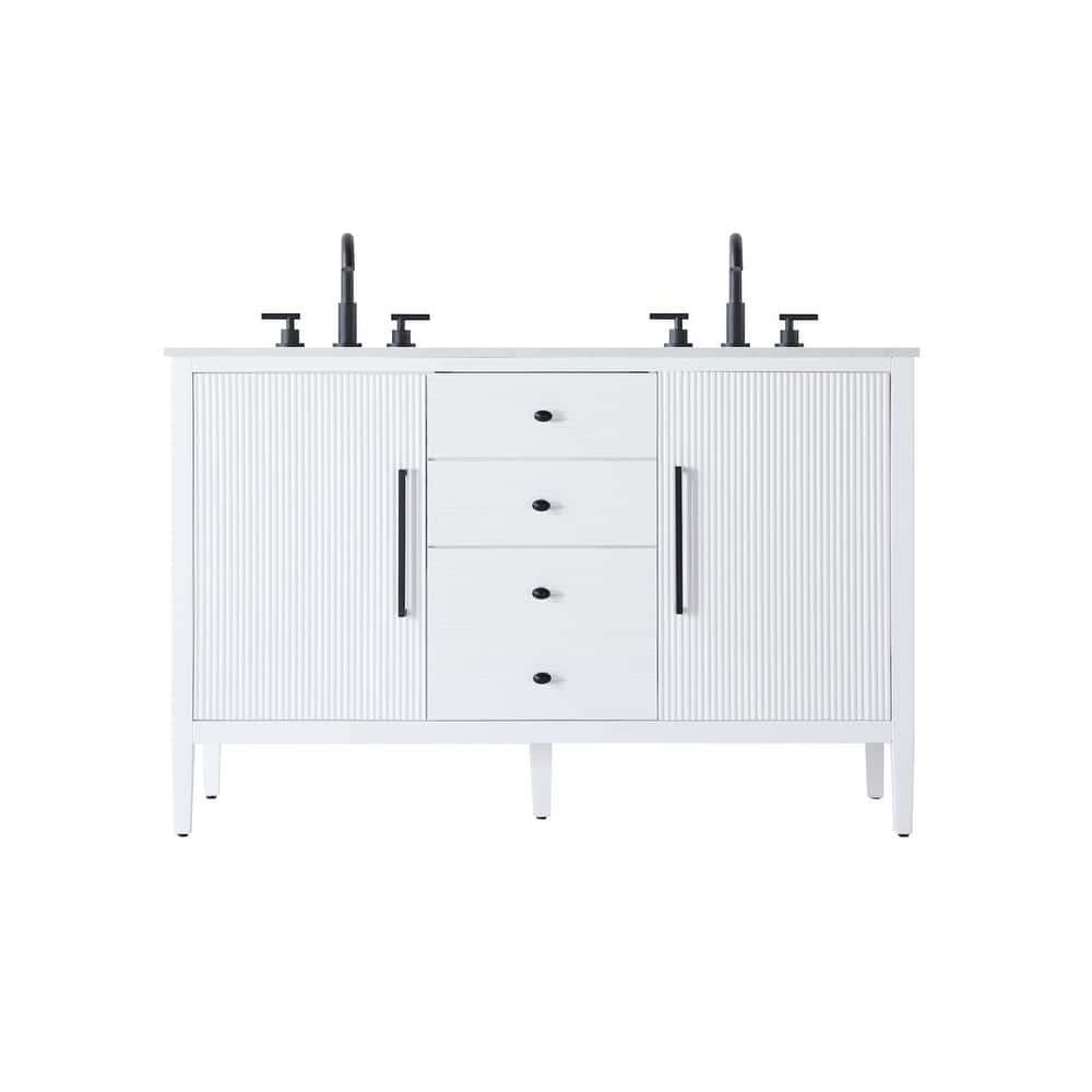 Elegant Lighting VF29654D Blakely 54" Free Standing Double Basin