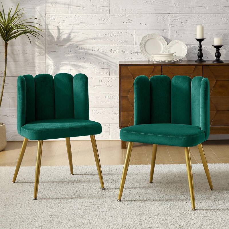 Anjela Side Chair with Tufted Back Set of 2