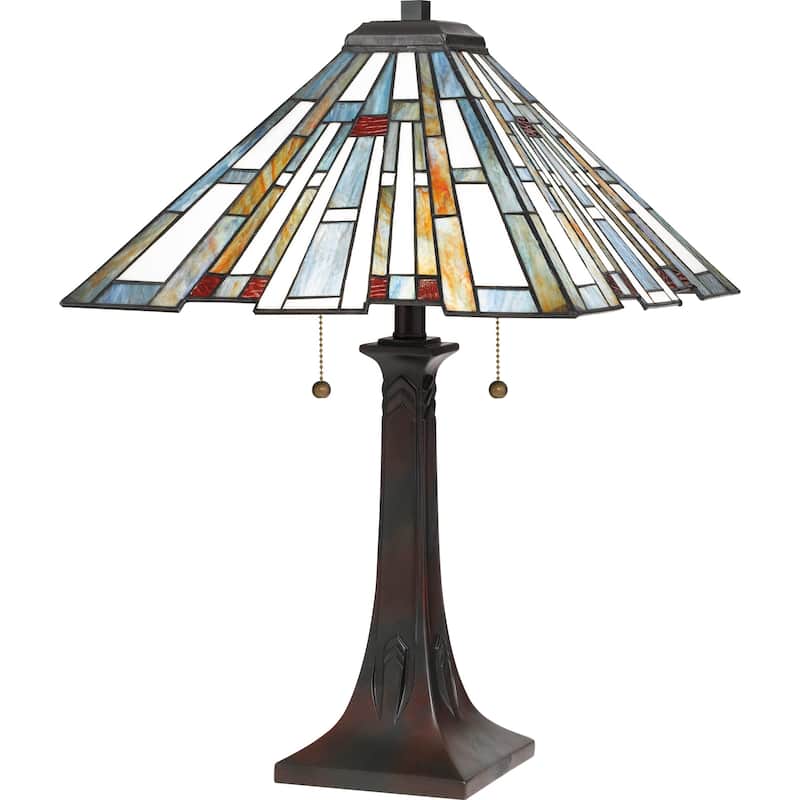 Maybeck 2-Light Table Lamp in Valiant Bronze
