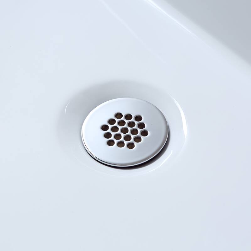 Luxier DS05-T Bathroom Sink Grid Drain Strainer with No Overflow