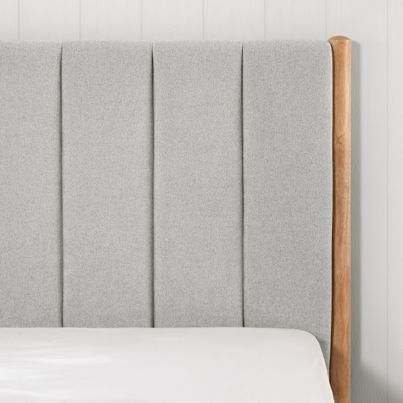 Spruce & Spring Camila Upholstered Platform Bed Frame with Headboard