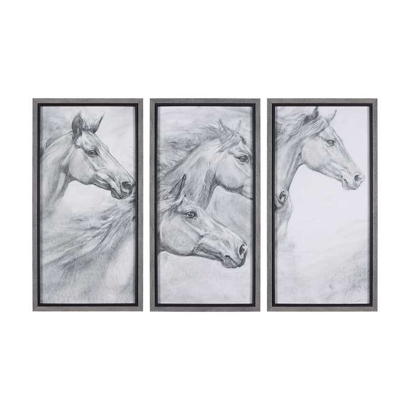 Untamed (Set of 3) Framed Art Print