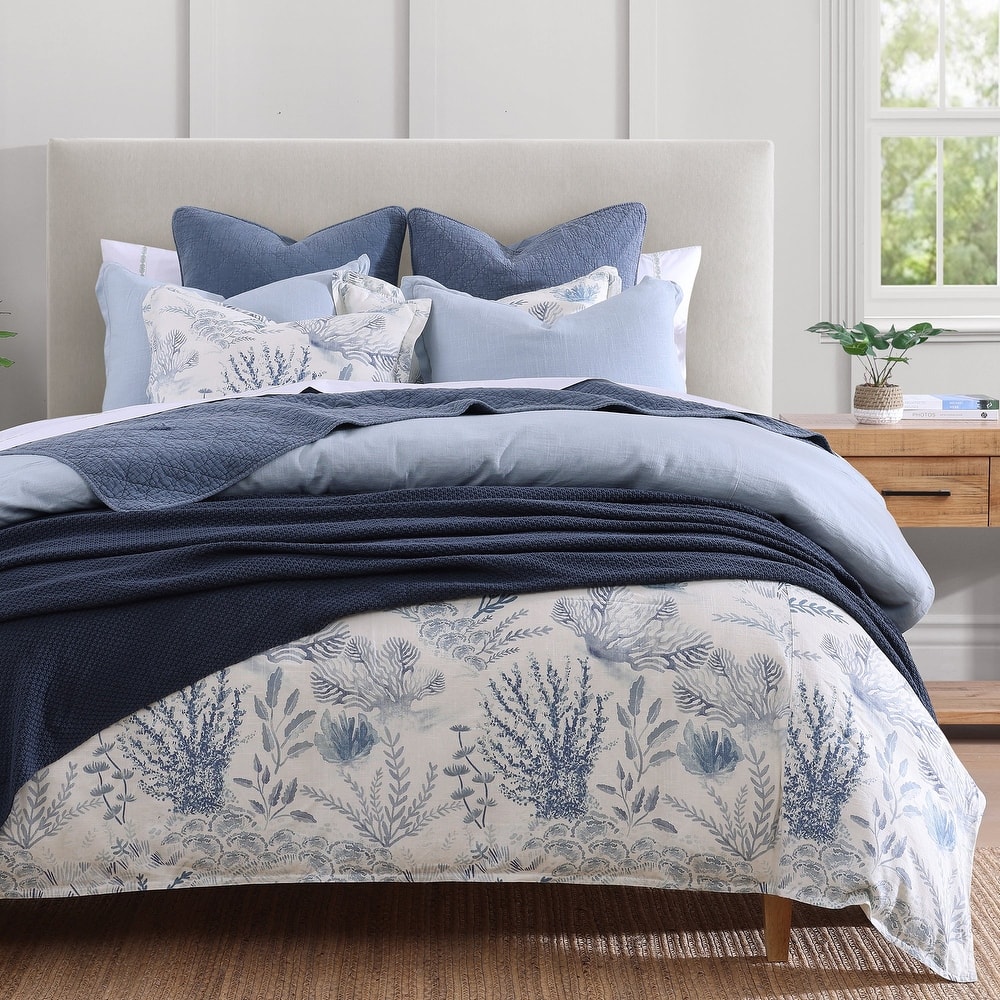 HiEnd Accents Oceania Coastal Paradise Duvet Cover Set, 3PC