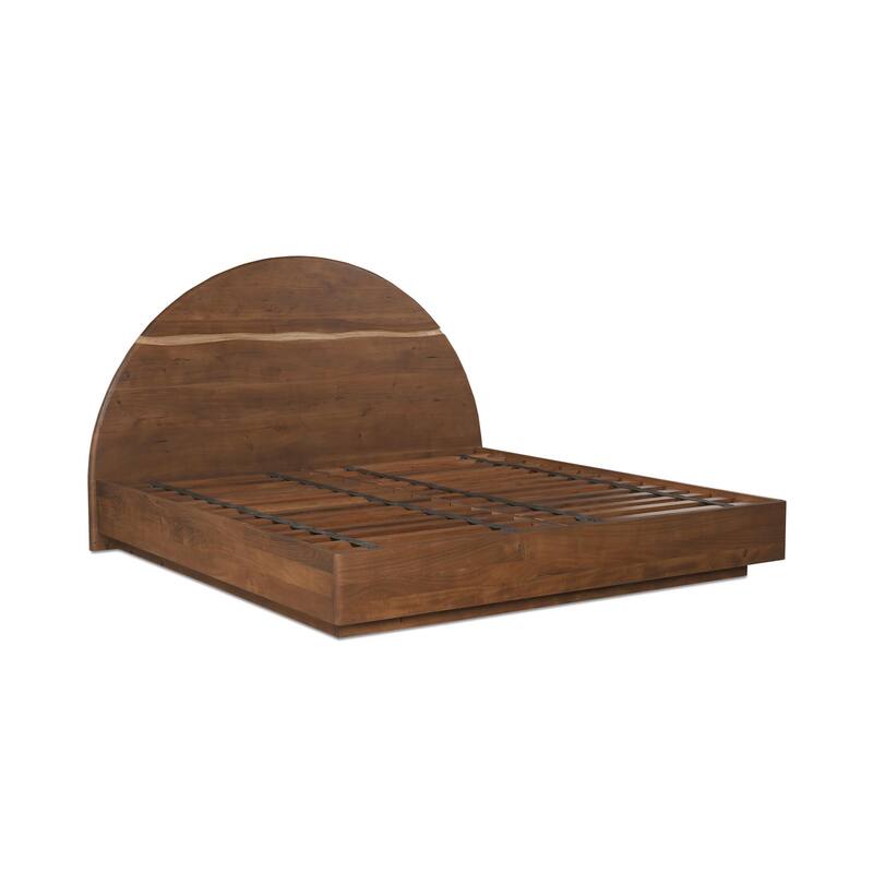 NADAAL STUDIOS Wilder, Wooden Bed With Arched Headboard