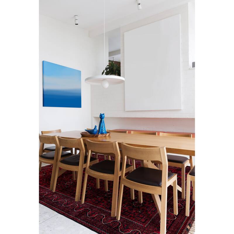 ECARPETGALLERY Hand-knotted Finest Khal Mohammadi Red Wool Rug - 6'7 x 9'9