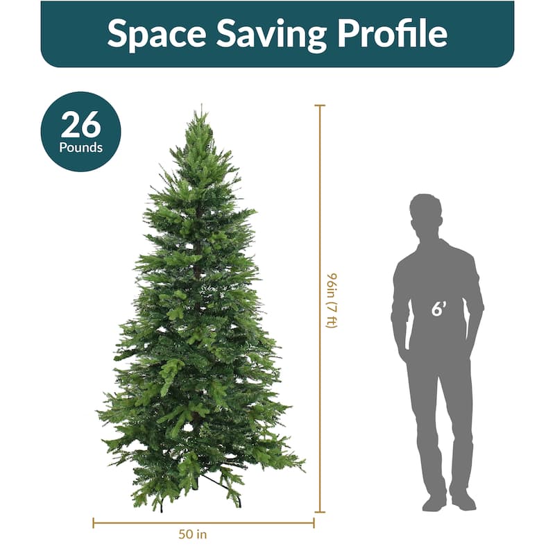 Sunnydaze Slim and Stately Artificial Christmas Tree