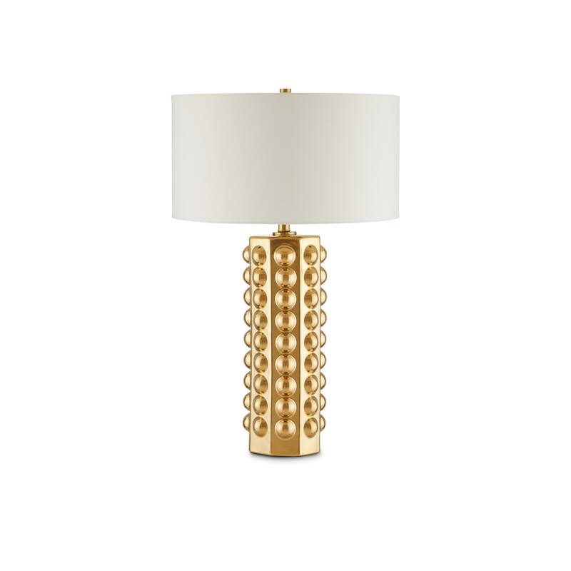Currey & Company Cassandra Gold Table Lamp - 30"h x 19"dia
