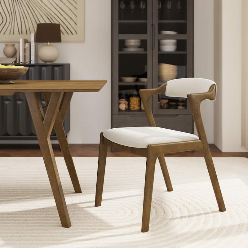 Roundhill Furniture Lavin Modern 7-Piece Dining Set, Dining Table with 6 Chairs