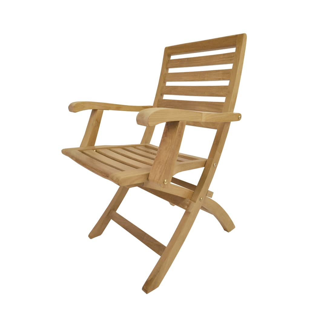 Andrew Teak Outdoor Dining Chair - Foldable (Set of 2)