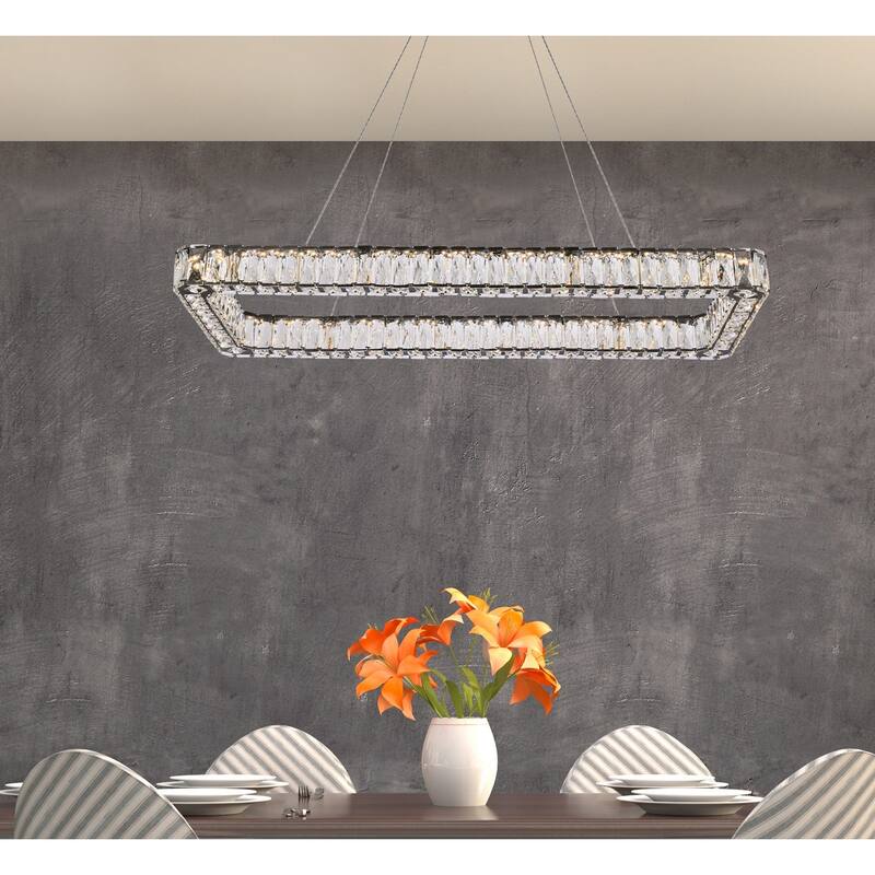 Indigo Home 42 inch LED Single rectangle pendant