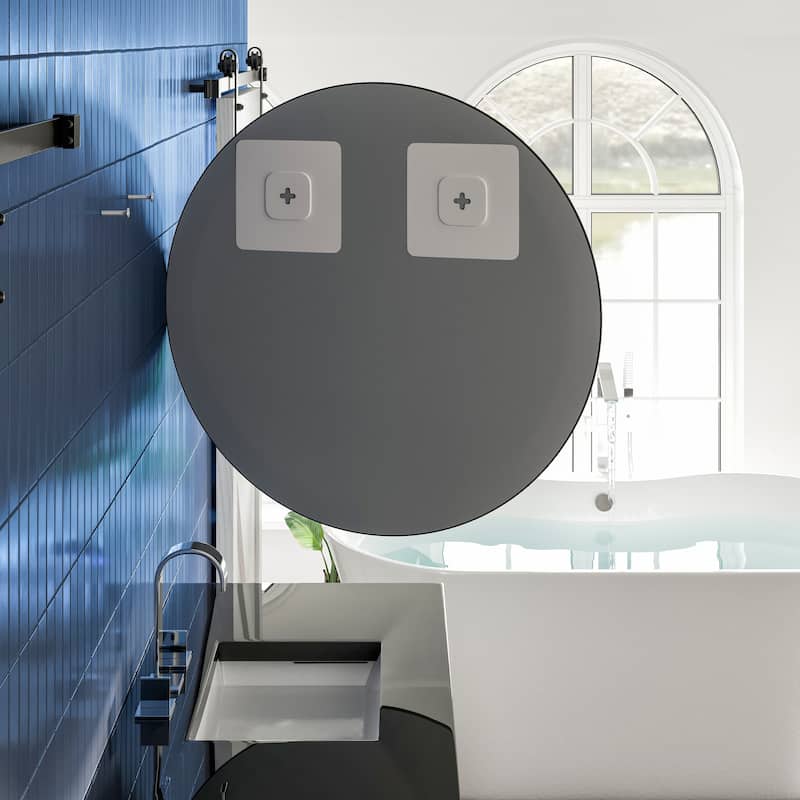 Eviva Round 32" x 32" Circle/Round Modern Frameless Mirror