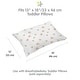 preview thumbnail 29 of 42, BreathableBaby Cotton Percale Pillowcase, For 13" x 18"/33 x 46 cm Toddler Pillow, Prints (2-Pack)