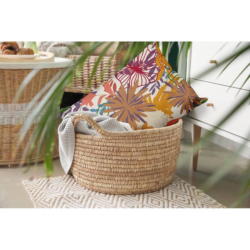 Jumble Floral Accent Pillow