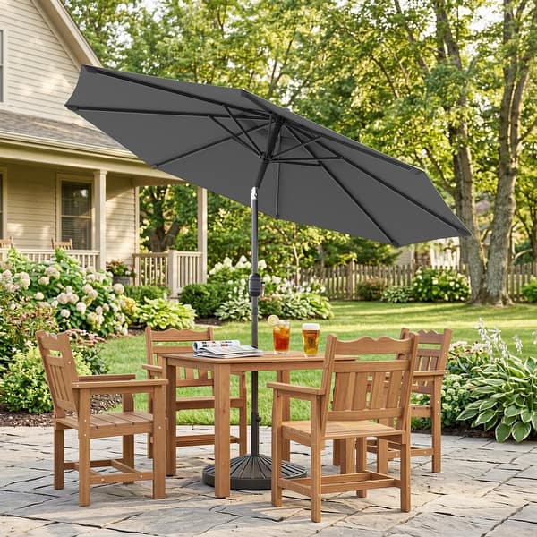 9 white patio umbrella Amazon.com : Tropishade 631W24 Commercial 9 ft. Antique White Patio Umbrella  is Perfect for Cafes and Restaurants : Patio, Lawn & Garden