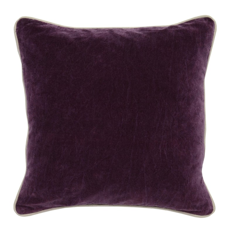Porch & Den Montclair Velvet 18-inch Throw Pillow
