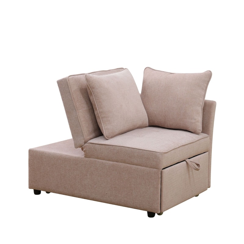 Convertible Sofa Bed Sleeper Sofa Chair Folding Ottoman Recliner Loveseat for Living Room