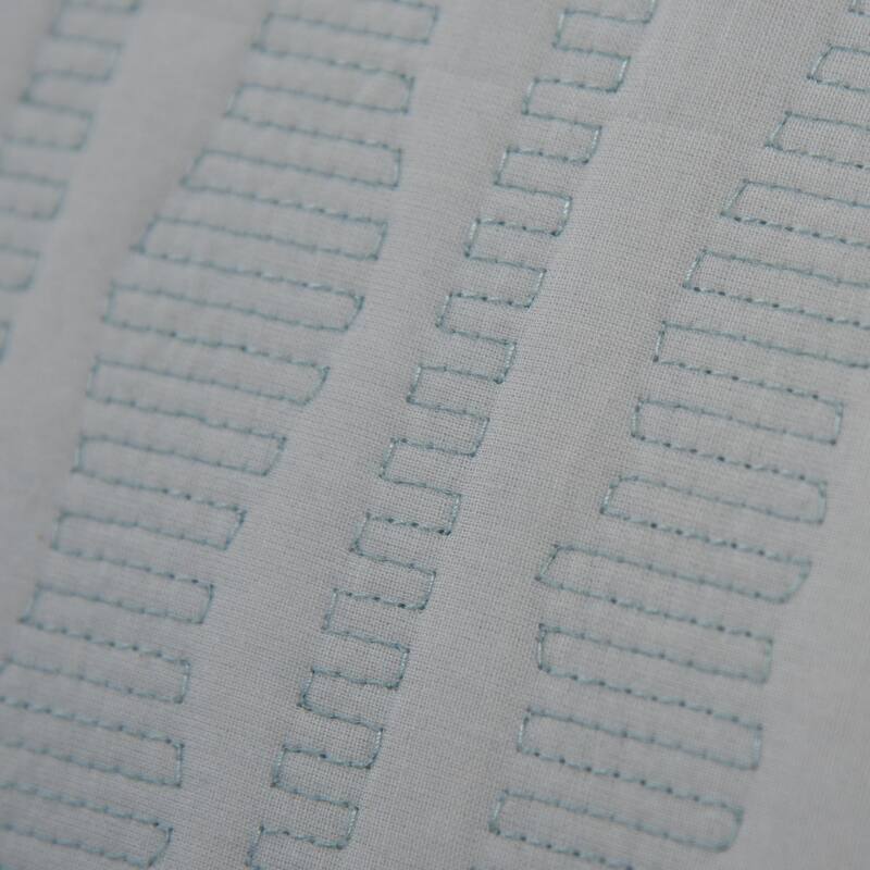 Rizzy Home Delicate Stripe Textured Throw Pillow