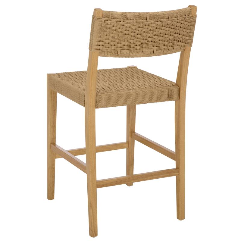 SAFAVIEH Home Dutton Woven Counter Stool - 18"W x 24"D x 37"H