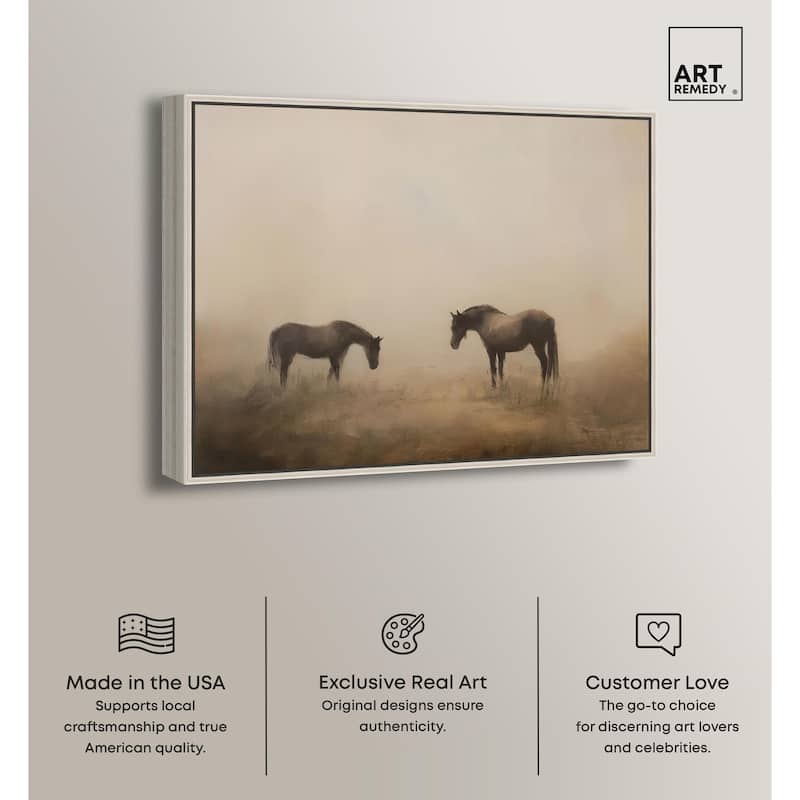 Equine Duo II Canvas by Art Remedy