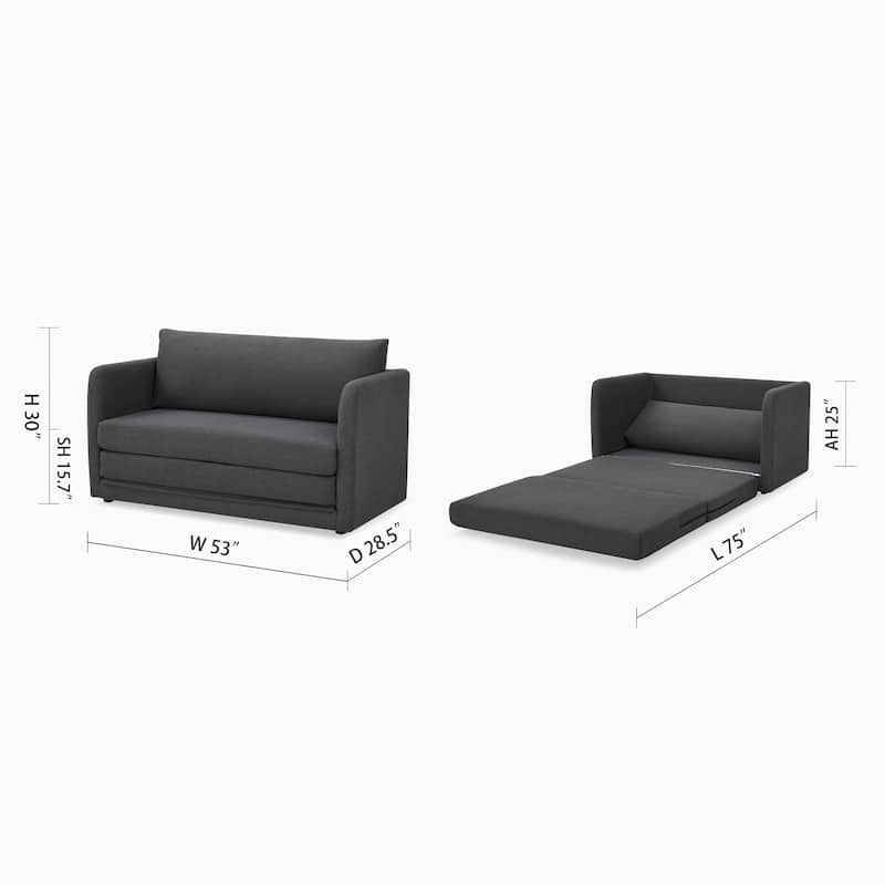 Artdeco Home Newberry Sleeper Sofa Loveseat