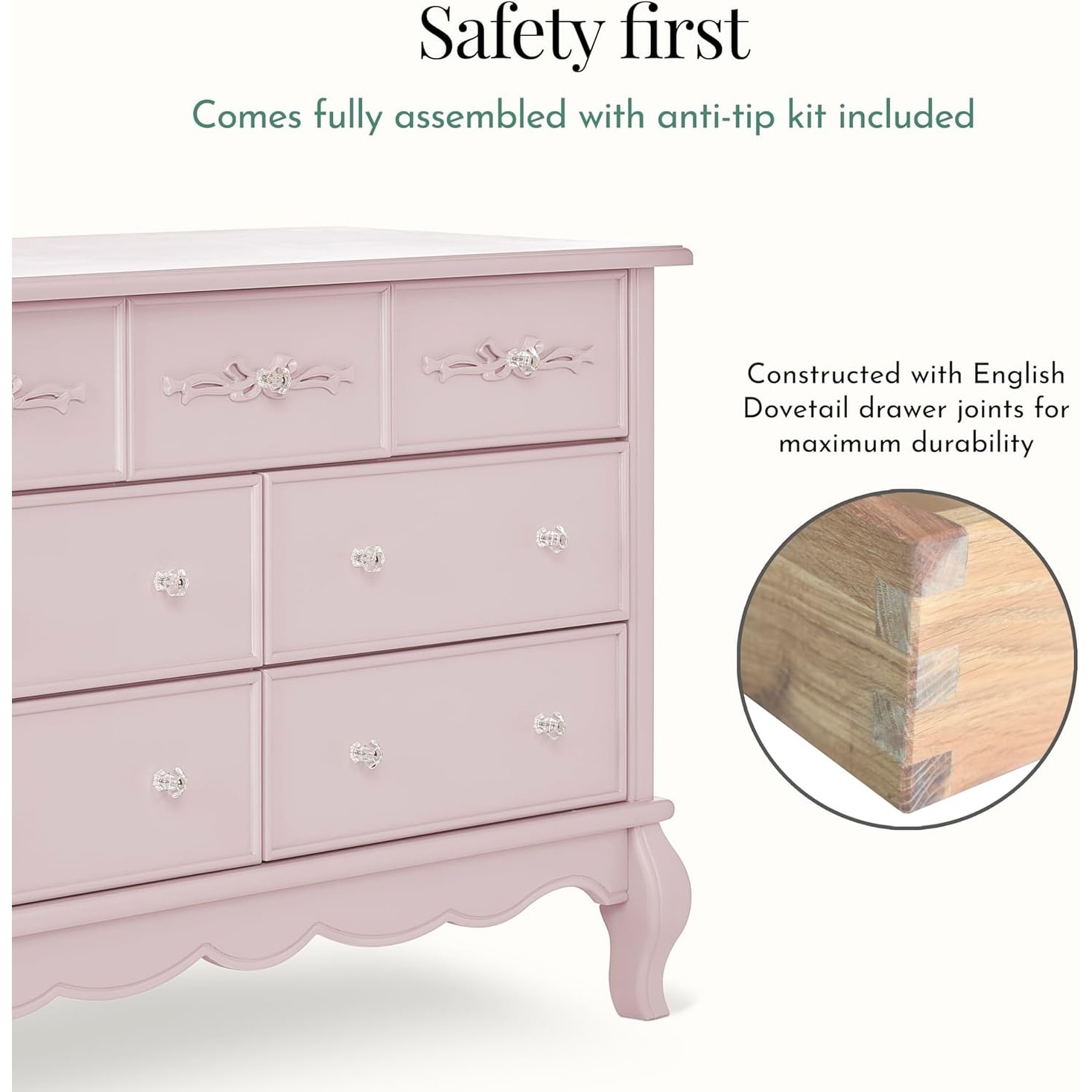 Nursery Furniture Evolur Aurora Dresser Dresser Aurora Nursery