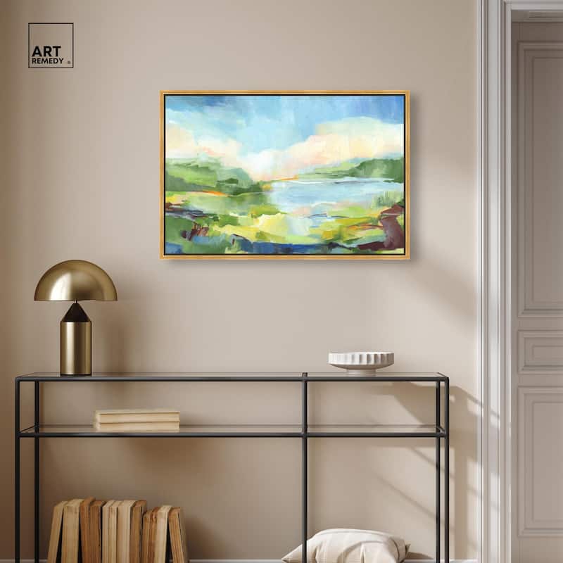 Walk on a Sunny Day Canvas by Art Remedy