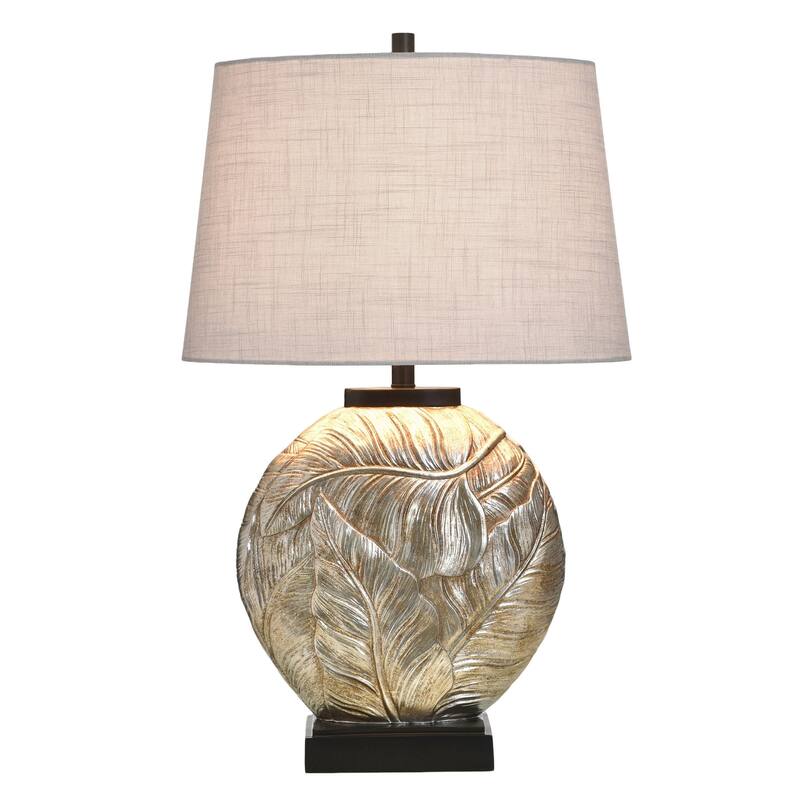 StyleCraft Poly Table Lamp - Pozega Silver